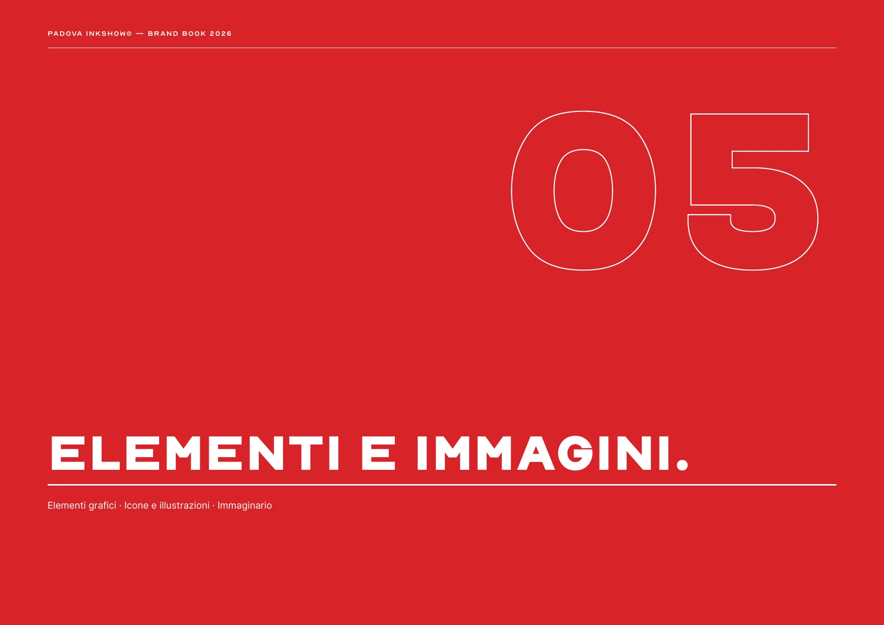 Padova InkShow brand book 2026 — page 21