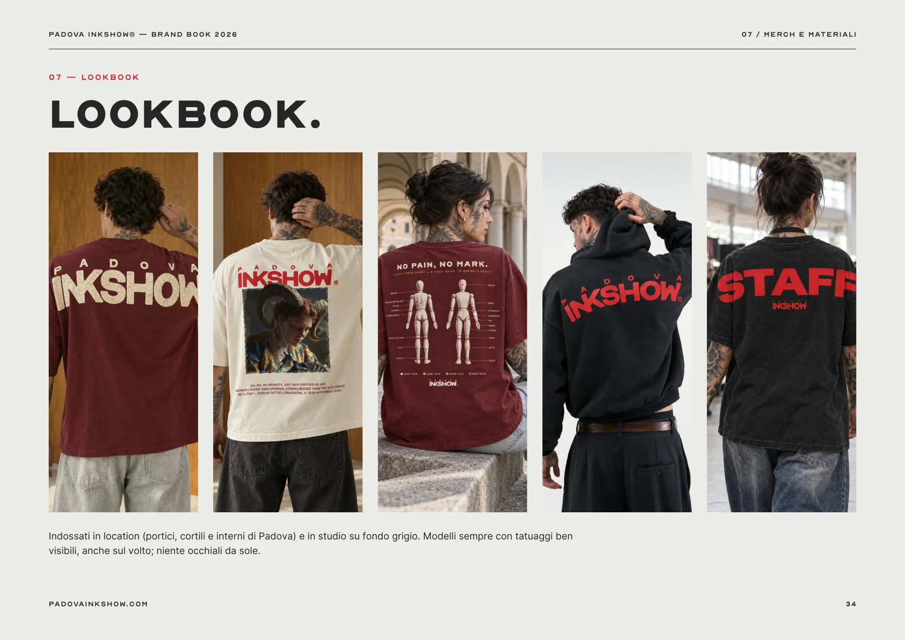 Padova InkShow brand book 2026 — page 34